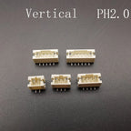 10Pcs PH 2.0 /XH 2.54 /ZH 1.5 /JST 1.25mm /SH 1.0mm Horizontal / Vertical Male Pin Plug Housing SMD Connector 2/3/4/5/6 Pin
