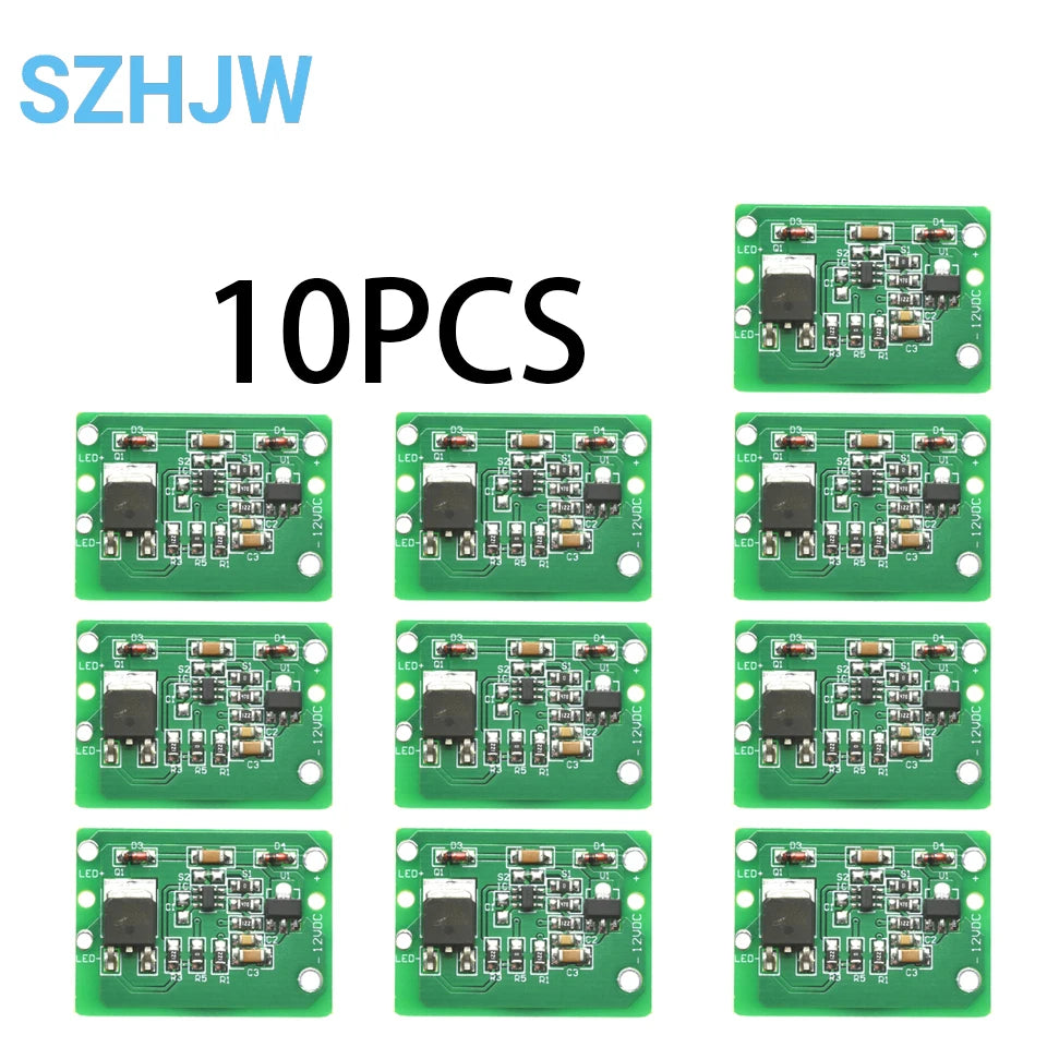 1-50PCS TTP223 Capacitive Touch Switch with Relay 6-20V 3A for Car LED Mirror Light Arduino Control