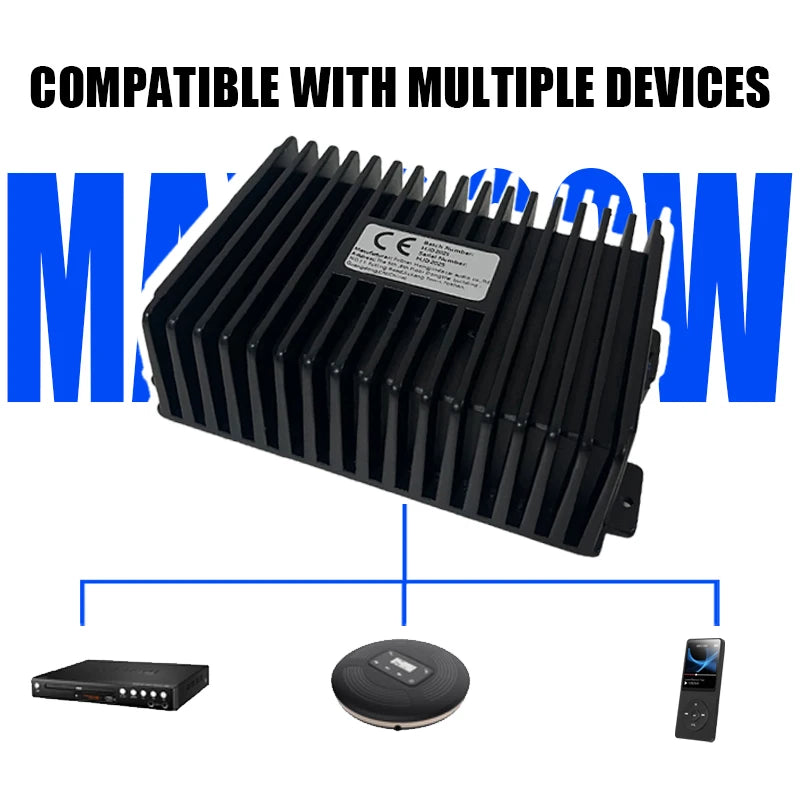 4 Way DSP Power Amplifier Car Audio Android Large Screen Dedicated Amplified Car Woofer Car Intelligent Sound Quality Processor