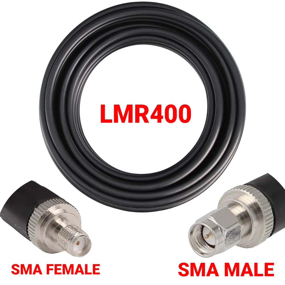 Coaxial LMR400 Cable N to N/ SMA/RP-SMA Male Female Connector Crimp 50 ohm RF LMR-400 Pigtail Antenna Radio Cable