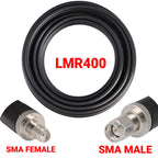 Coaxial LMR400 Cable N to N/ SMA/RP-SMA Male Female Connector Crimp 50 ohm RF LMR-400 Pigtail Antenna Radio Cable