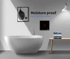 UBARO Eu Wall Touch Switch Luxury Glass Panel Led Indicator Power Light Sensor Button Live Wire Control Switches 1/2/3 Gang