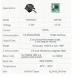 WitMotion HWT101CT High Precision Z-Axis Gyroscope Angle Sensor MEMS Inclinometer axis no drift Module for Robot ROS Drone AGV