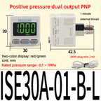 Vacuum Digital Display Pressure Switch High Precision Pressure Gauge Positive and Negative Pressure ISE30A ZSE30A Pneumatic