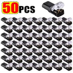 2-300pcs Waterproof 2 Pin Electrical Connector Plug, Automotive Car Truck Motorcycle Wire Cable Terminal Strip Connector Kit