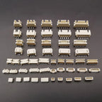 10Pcs JST XH 2.54/PH 2.0/ZH 1.5/1.25mm / SH 1.0mm Pitch Male Plug Pin Header Socket Horizontal/Vertical SMD Connector 2/3/4/5/6P