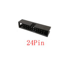10Pcs DC3 2.54mm Pitch Double Row Male Socket Straight IDC Box Headers PCB Connector 6/8/10/12/14/16/18/20/24/26/30/34/40/50 Pin