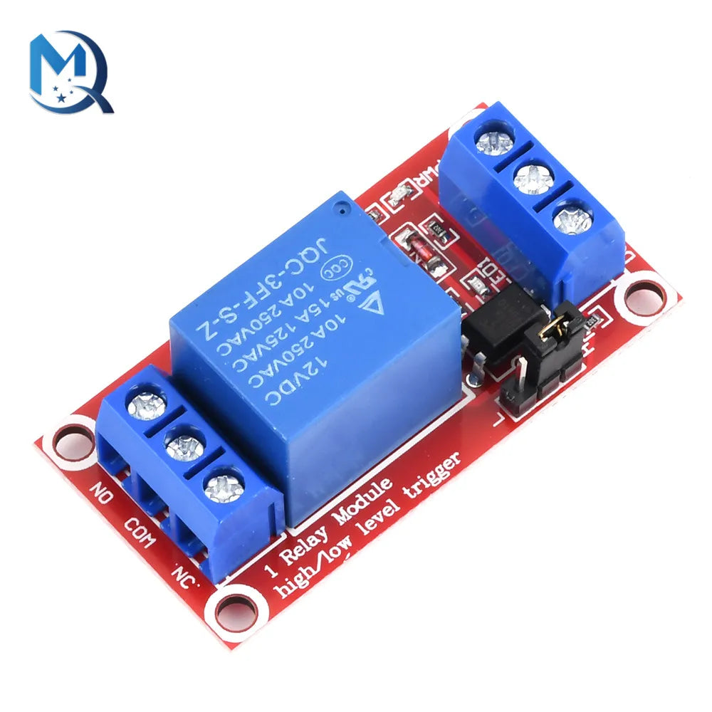 1-10pcs 5V 12V One 1 Channel Relay Module Board Shield with Optocoupler Support High and Low Level Trigger
