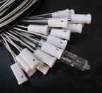20pcs G4 50cm Long Wire CFL LED Halogen High Temperature Resistant 250degree 12-48V Light Lamp Base Holder Socket