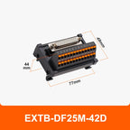 ENMG Direct Insertion 8A 300V DB9 Serial Terminal Block 9 pole 15db25 37 44 50 78 pin male female terminal block rail type D-SUB