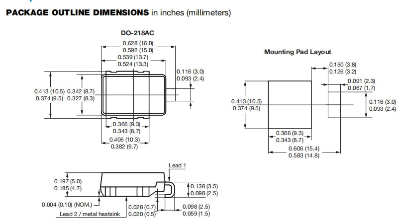 5pcs Sm8s12a Sm8s13a Sm8s15a Sm8s17a Sm8s18a Sm8s13ahe3_a/i Tvs Transient Suppression Stabilivolt Diode Do-218ab