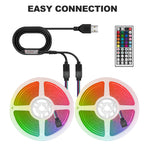 5V RGB COB LED Strip 576LEDs/m Bluetooh App IR Remote Control USB RGB LED Strip Flexible Tape for TV Backlight Room Decoration