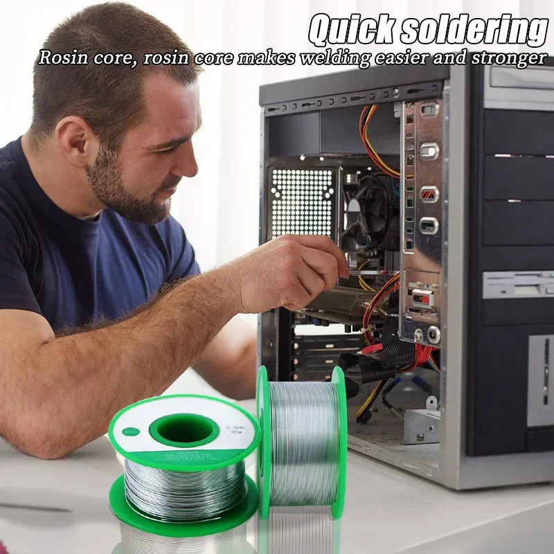 30-250g Rosin Core Tin Solder Wire Electronic Soldering Wire Multipurpose Welding Wire Flux Iron Wire Reel Household Tool