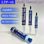 LTP-15 Liquid Thermal Pad 10g 20g 30g 50g 100g Blue 15.8W/mk Thermal Compound for CPU GPU Laptop PS5 Smartphone OEM Thermal Gel