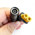 1pc XT60 Female to DC 8020 8.0mm x 2.0mm Female Adapter Cable Connectos Solar Generator Portable Power Station 14AWG