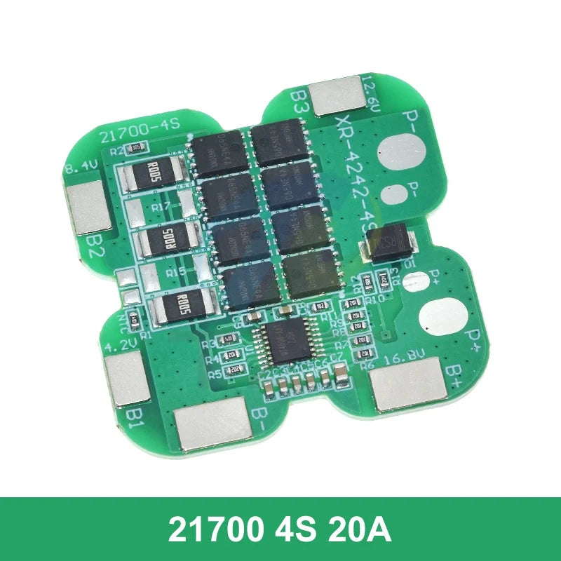 4S 21700 BMS 20A 15A 8A Charging Module 16.8V Li-ion Lithium Battery Charge Board Protection Board for Drill Motor Electric Tool