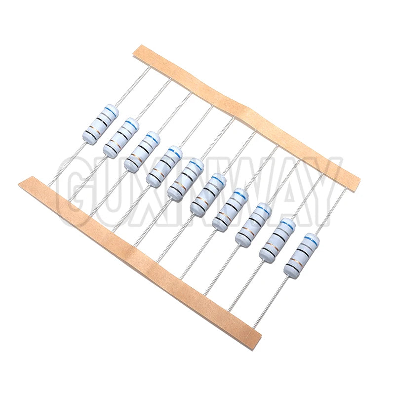 10pcs 3W 5% Wire Wound Resistor Fuse Winding Resistance 0.1R 0.1 0.15 0.22 0.33 0.47 0.5 1 2.2 4.7 6.8 10 22 33 47 51 68 100 ohm