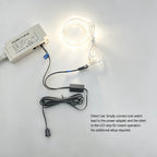DC12V24V Cabinet Closet Light Sensor Switch Intelligent Human Touch Dimming Hand Sweep Door Control Sensor Hidden Installation