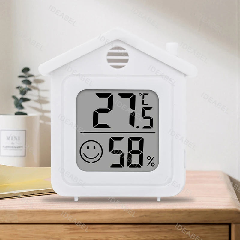 Electronic Temperature Humidity Meter Sensor Gauge Weather Station For Home ﻿LCD Digital Thermometer Hygrometer Indoor Room