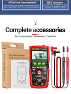 ANENG M109 Smart Multimeter Tester AC/DC Voltage Voice Broadcast Meter NCV Capacitance Continuity Professional Electrical Tools
