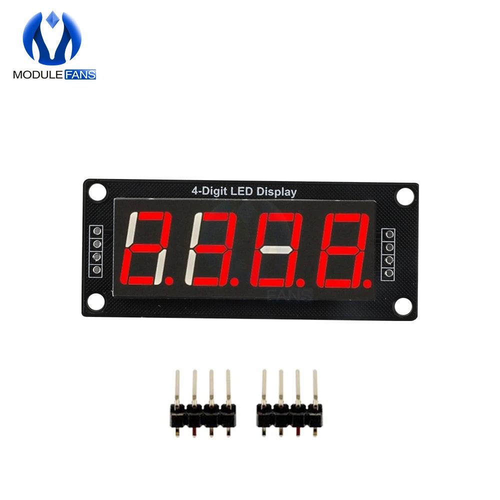 0.56 inch TM1637 LED Display Module 4 Digit LED Indicator for Arduino DIY Red Green Blue Yellow White