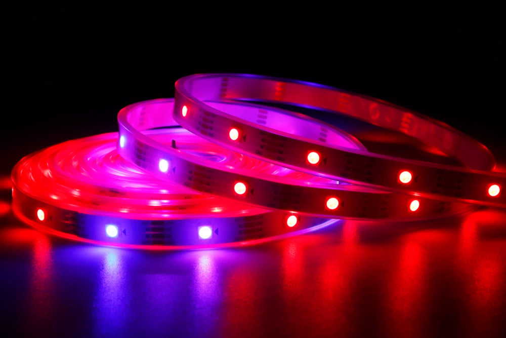 WS2811 WS2812B WS2813 WS2815 5050RGB LED Strip Lights Individually Addressable 30/60/144Pixels/Leds/m Black /White PCB DC5V/12V