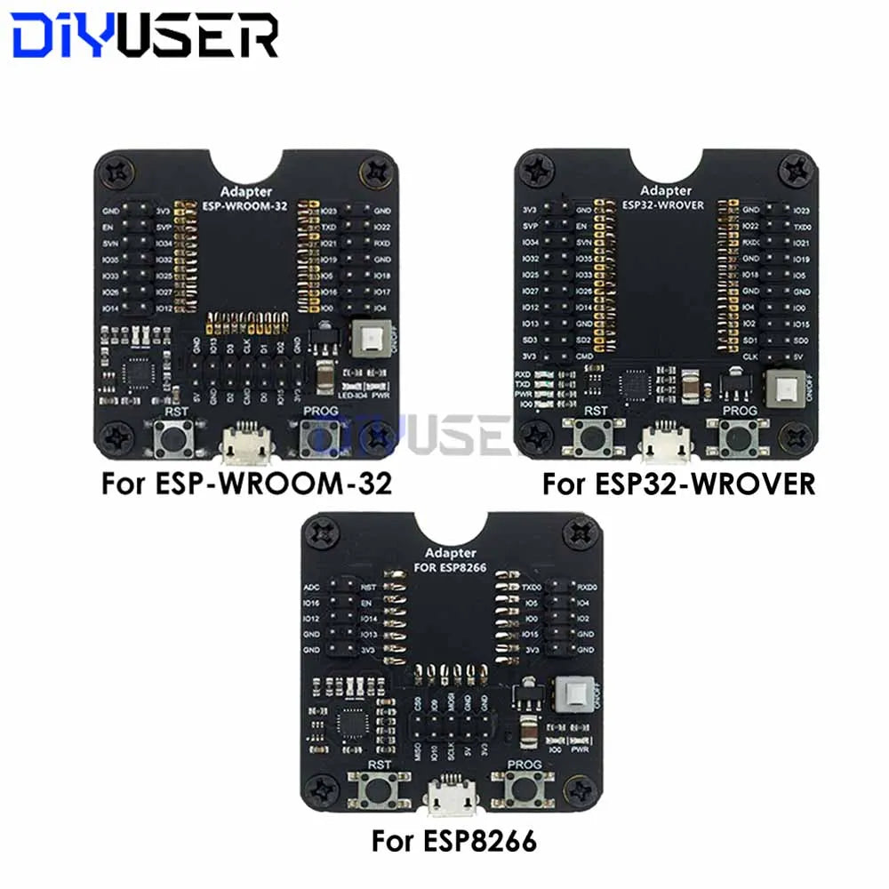 ESP32 ESP8266 Test Fixture Burner, Downloader Programmer for ESP-32 ESP-12F/12S/07S Modules