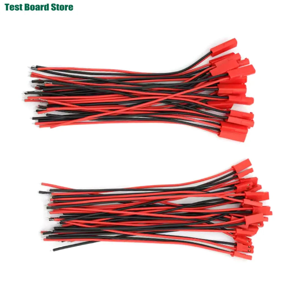 10/20/50PCS 100mm/300mm Male Female Connector JST Plug Cable For RC BEC Battery Helicopter DIY FPV Drone Quadcopter