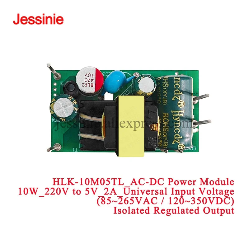 2Pcs/1pc 10W AC-DC HLK-10M03TL 10M05TL 10M09TL 10M12TL 10M15TL 10M24TL 220V to 3.3V 5V 9V 12V 15V 24V Switch Power Supply Module