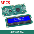 DIYTZT 1/3PCS LCD1602 1602 module Blue green screen 16x2 Character LCD Display Module HD44780 Controller blue blacklight