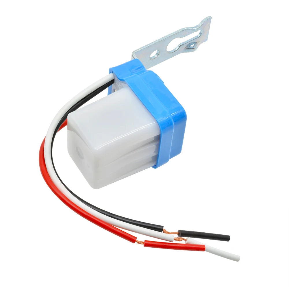 Automatic On Off Photocell Street Lamp Light Switch Controller 110V 220V 24V 12V 10A Photo Control Photoswitch Sensor Switch