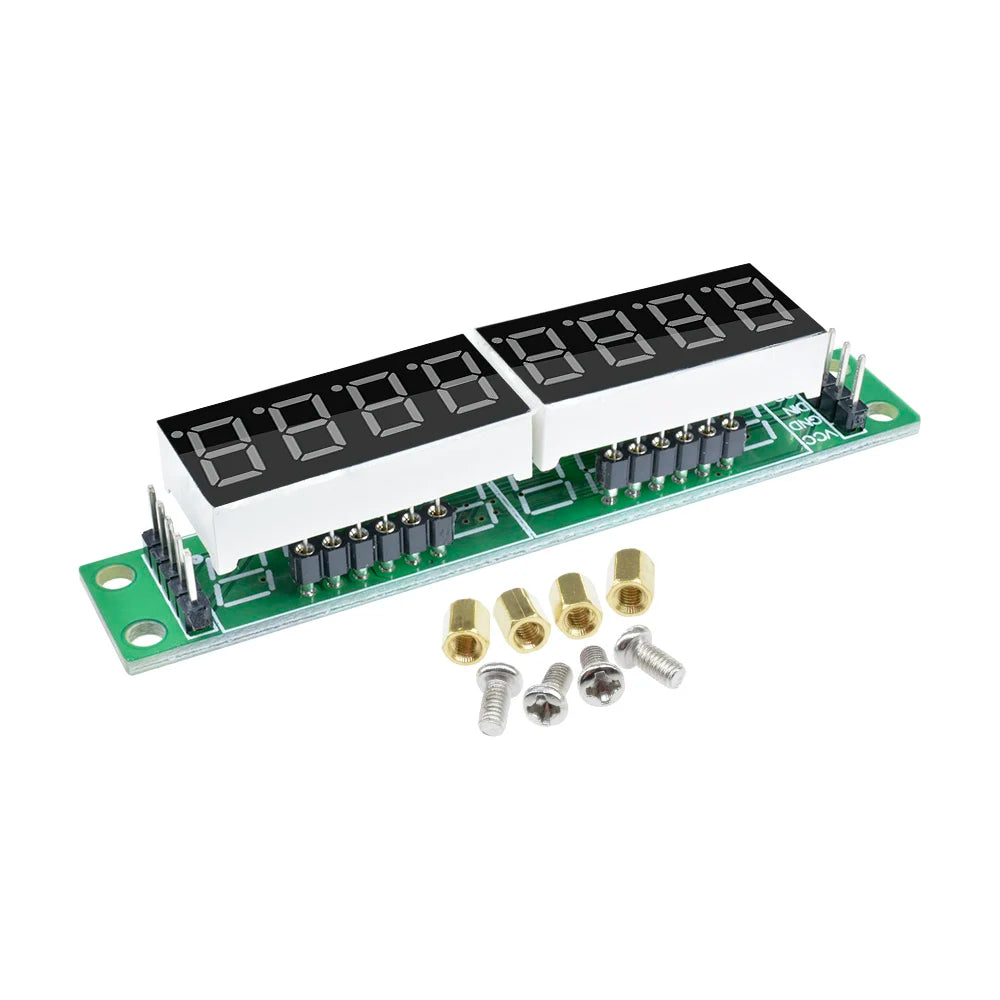 8 Digit Bit MAX7219 Digital Tube Display Module Board 7 Segment Digital LED Display 5V/3.3V Controller for Arduino 51/AVR/STM32