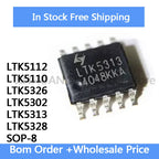 20Pcs LTK5313 LTK5302 ESOP-10 LTK5328 ESOP-16 LTK5326 SSOP-24 LTK5112 LTK5110 E-SOP8 original new IC chip in Stock Wholesale