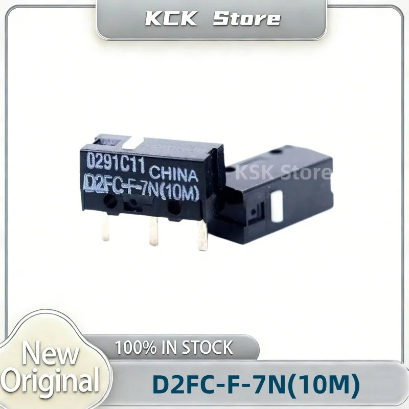 50PCS/LOT D2FC-F-7N(10M) OMRON Authentic Original D2F Series Micro Switch