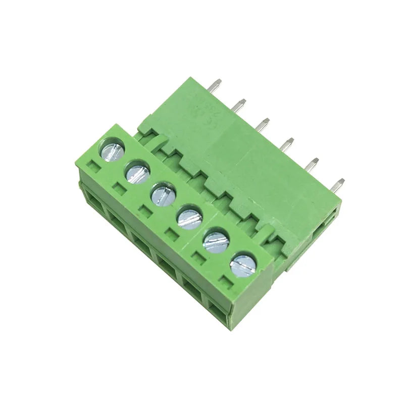 5Pairs 5.08mm Terminal Block 2/3/4/5/6/7/8/9/10/12P Screw Plug-in PCB Terminal Block Open Pin Male/Female Pluggable Connector
