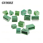 5Set/lot 15EDG 2.54mm PCB Seal Screw Terminal Block 2 ~ 12 Pin KF15EDG 2.54 Male Plug + Female Socket Pin Header Wire Connector