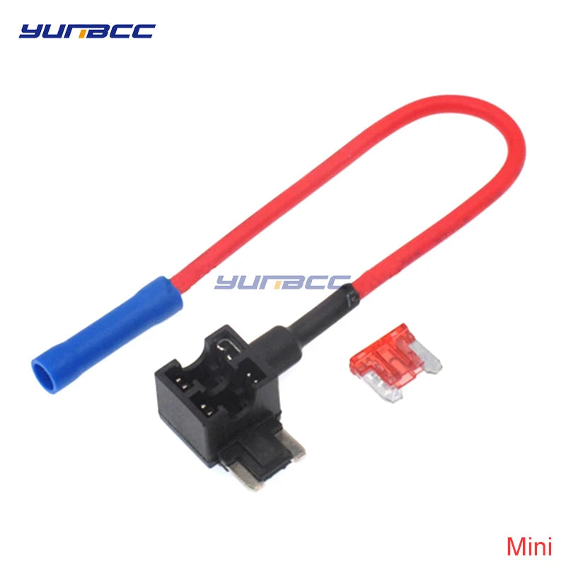 M/S/Mini ATM Auto Fuse Adapter Tap Dual Circuit Adapter Holder For Car Auto Truck With Blade Auto Fuse