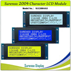 Surenoo 116*40MM 2*8Pin 204 20X4 2004 6800 IIC I2C Character LCD Module Display Screen LCM White LED Backlight English Japanese