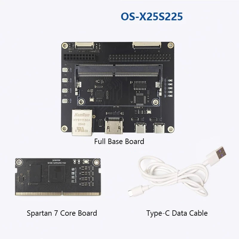 OS-X25S225 Xilinx Spartan 7 FPGA Beginner Development Board Core Board for Embedded System Learning