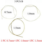 Silver Solder Wire Low Temp Easy Flow 0.5/0.7/1.0/1.5mm for Jewelry Making DIY Craft Soldering Repair Accessories