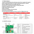 A7670E Push Nano Side Way SIM Slot Core Board SIMCOM 4G LTE Cat 1 Module Support Data/GPS for Europe/Middle East/Africa