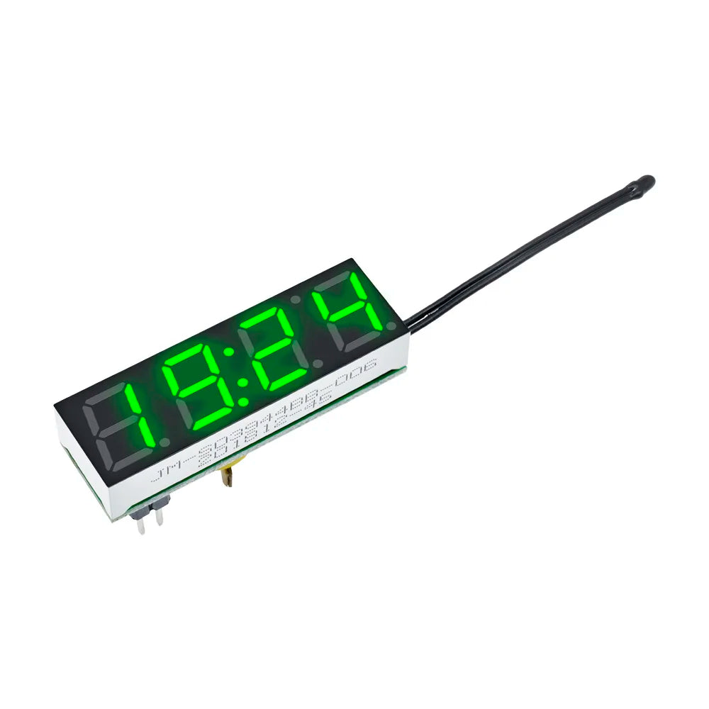 3 In 1 DS3231 LED Digital Clock Temperature Voltage Module Time Thermometer Voltmeter Volt Meter Monitor DC 5V-30V
