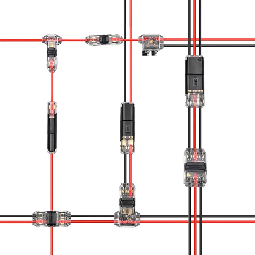Cable Terminal Electric Wire Connector Clamp Block Quick Splice Scotch Lock Crimp for LED Car Wiring Joint Kit Tool Accessories