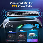 Joyroom Bluetooth 6.0 FM/AUX Transmitter Car Adapter Audio FM Transmitter Bass Boost 3 Ports PD&QC 3.0 FM Bluetooth Fast Charger
