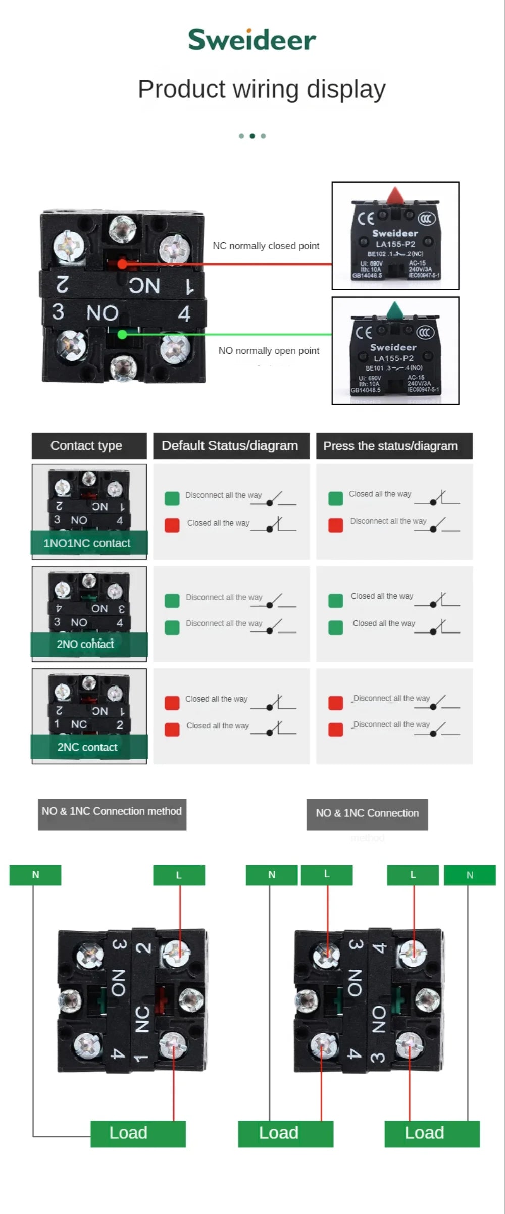 22MM Knob Switch Button LED Light Rotary Switch Momentary Latching 2/3 Position ON/OFF Power Switch 6V12V24V220V380V110V TURN