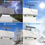 316/158 LED Solar Light Bar Outdoor 7 Mode Motion Sensor Separate 1/2Head Lamp with 3 Meter Wire Street Wall Lights Garage Yard