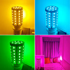 5W 10W 15W E27 LED Bulb SMD5730 Corn Bulb Lamps Red Yellow Bule Pink Green Garden Lawn Landscape Decorative Light Bulbs 85-265V