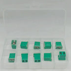 10pcs Box Jcase Fuse kit 20A/30A/40A Square Jcase Fuses Low Profile Box Shaped Fuse fusible for SUV Cars Trucks Boats Automotive