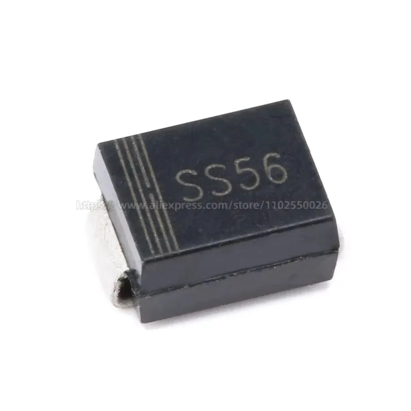 50PCS Schottky Diodes SS54 SS56 SS510 SR540 SR560 SR5100 5A 40V 60V 100V SMB DO-214AA SMD