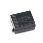 50PCS Schottky Diodes SS54 SS56 SS510 SR540 SR560 SR5100 5A 40V 60V 100V SMB DO-214AA SMD